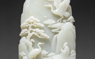 汪德海《羽鹤仙踪》白玉山子：材质鉴真、雕工赏析全解