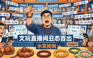 文玩直播间丑态百出，全是标准化剧本表演