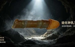 馆藏级硅化钟乳玉髓·阳元石天根象形奇石