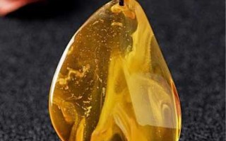 天然蜜蜡流动纹自然形态实拍