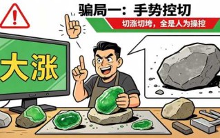 翡翠原石科普深度解析：神仙难断寸玉，彻底揭穿直播间全套骗局