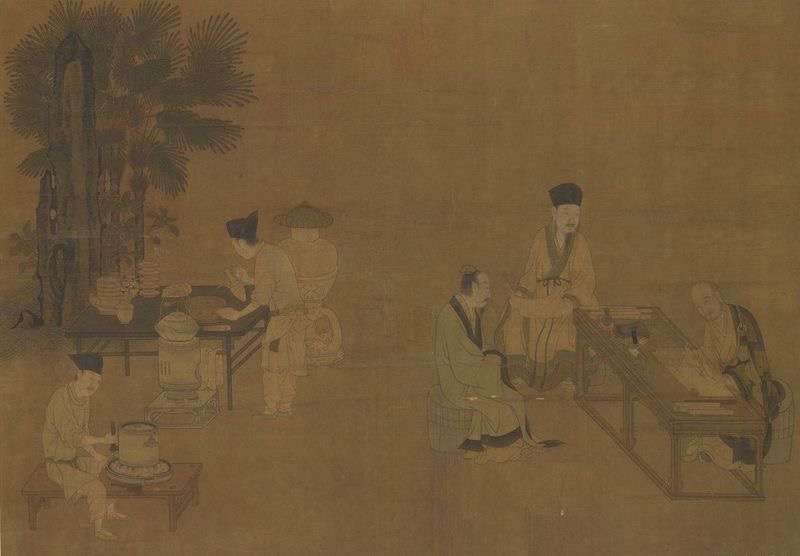 古风茶道、古话茶事、户外意境 古风茶道、古话茶事、户外意境