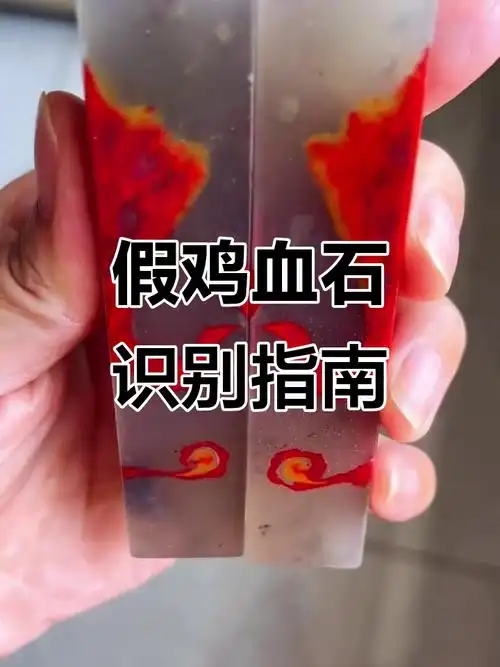 层层伪装，慧眼辨伪——鸡血石常见造假手段与鉴别方法