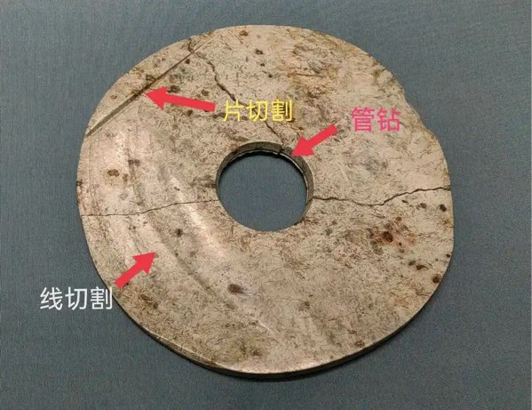 高古玉孔道专项鉴赏——管钻工艺、对钻痕迹、古今辨伪