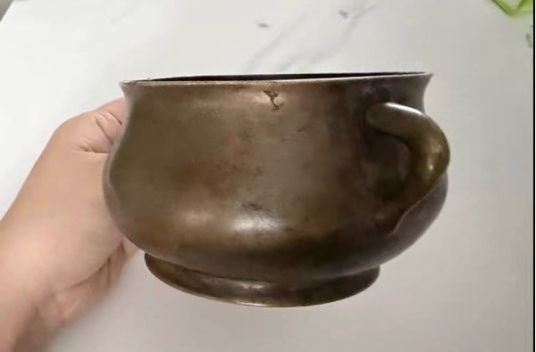 蚰龙耳铜香炉（宣德炉）图片鉴定